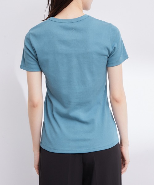 ROPE'（ロペ）の「【PETIT BATEAU（プチバトー）×ROPE'】ラウンドネックTEE（Tシャツ/カットソー・レディース・ホワイト/ブラック/オリーブ/ホワイト系その他2/ブルー系その他4・M/S）」の18枚目の写真