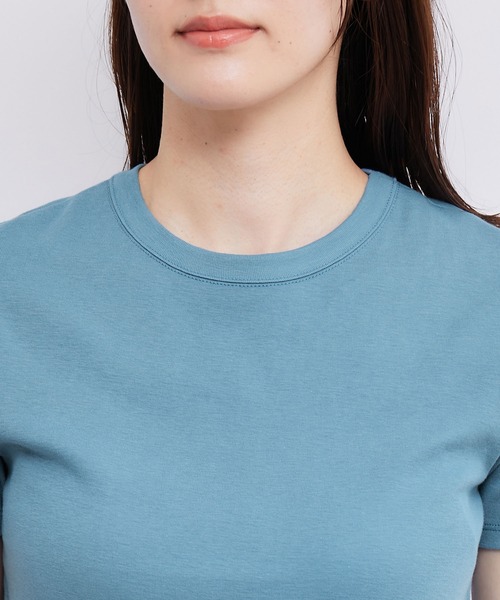 ROPE'（ロペ）の「【PETIT BATEAU（プチバトー）×ROPE'】ラウンドネックTEE（Tシャツ/カットソー・レディース・ホワイト/ブラック/オリーブ/ホワイト系その他2/ブルー系その他4・M/S）」の22枚目の写真