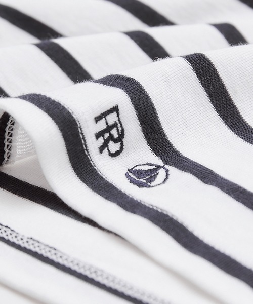 ROPE'（ロペ）の「【PETIT BATEAU（プチバトー）×ROPE'】ラウンドネックTEE（Tシャツ/カットソー・レディース・ホワイト/ブラック/オリーブ/ホワイト系その他2/ブルー系その他4・M/S）」の19枚目の写真