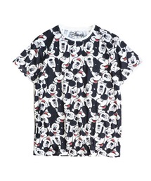 【THRIFTY LOOK/スリフティールック】MICKEY MOUSE"AOP HEADS"TEE　ミッキーマウス/ディズニー/ユーズドライクTシャツ