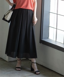 OPAQUE.CLIP | ≪ヒルナンデス!で紹介≫ シアーギンガムチェックフレアスカート【洗濯機洗い可】(スカート)