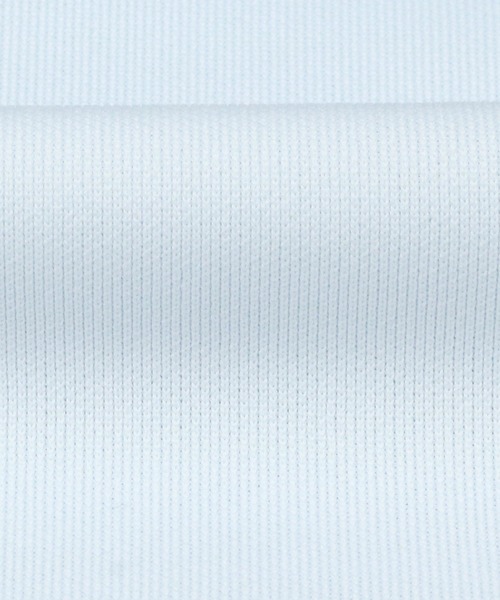 TOKYO SHIRTS（トウキョウシャツ）の「持続涼感 形態安定 ノーアイロン ボタンダウン 半袖ビジネスニットワイシャツ（ビジネスシャツ・メンズ・ライトブルー・首回り37cm/首回り39cm/首回り41cm/首回り42cm/首回り43cm）」の4枚目の写真