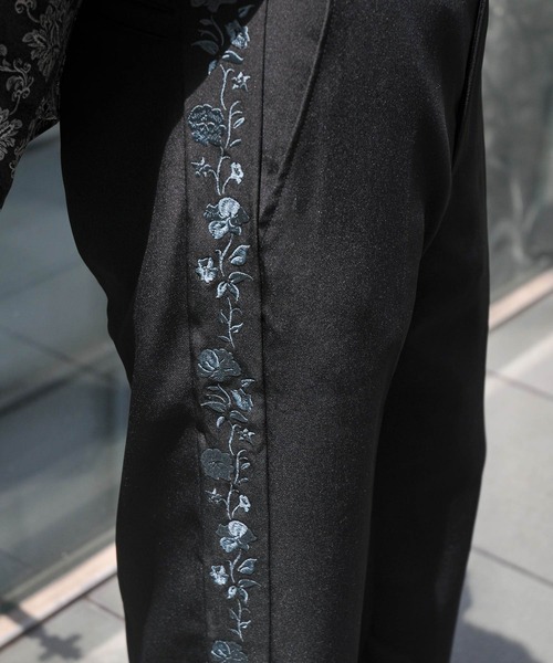NILWAY（ニルウェイ）の「花刺繍サイドラインセミワイドフレア