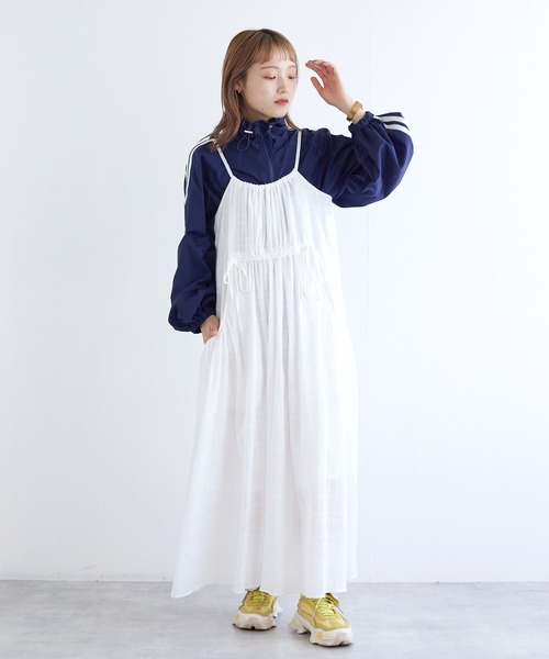 w closet（ダブルクローゼット）の「ビッグポケットドロストキャミ