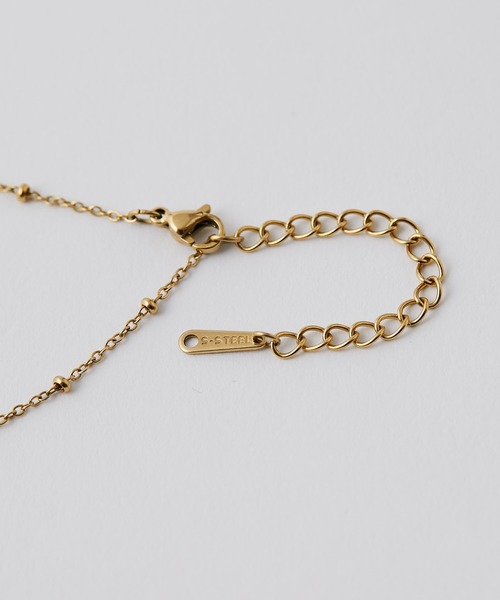 PAPILLONNER（パピヨネ）の「ステンレスコインネックレス（ネックレス・レディース・ゴールド・FREE）」の2枚目の写真