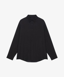 GIVENCHY | ブランドロゴ オーバーサイズ ロングスリーブシルクシャツ(シャツ/ブラウス)