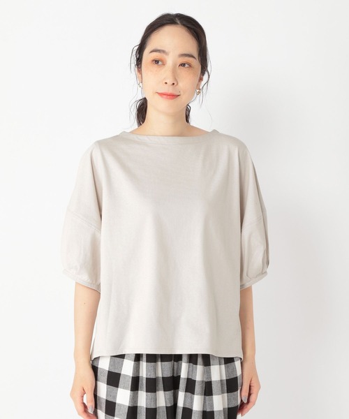 studio CLIP（スタディオクリップ）の「USAコットンパフスリーブプルオーバー2（Tシャツ/カットソー・レディース・その他1/その他2/ライトグレー/スモーク/オフホワイト・LARGE/MEDIUM）」の20枚目の写真