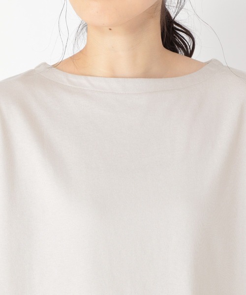 studio CLIP（スタディオクリップ）の「USAコットンパフスリーブプルオーバー2（Tシャツ/カットソー・レディース・その他1/その他2/ライトグレー/スモーク/オフホワイト・LARGE/MEDIUM）」の8枚目の写真