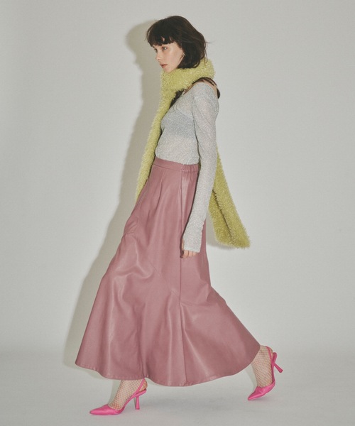 派手色 LIMI feuフリース ロング マフラー モード / Y's 派手色 LIMI feuフリース ロング マフラー モード / Y's LIMI feu