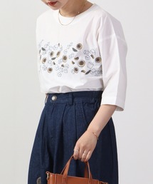 EMAGOレモンスカッシュ刺繍ブラウス