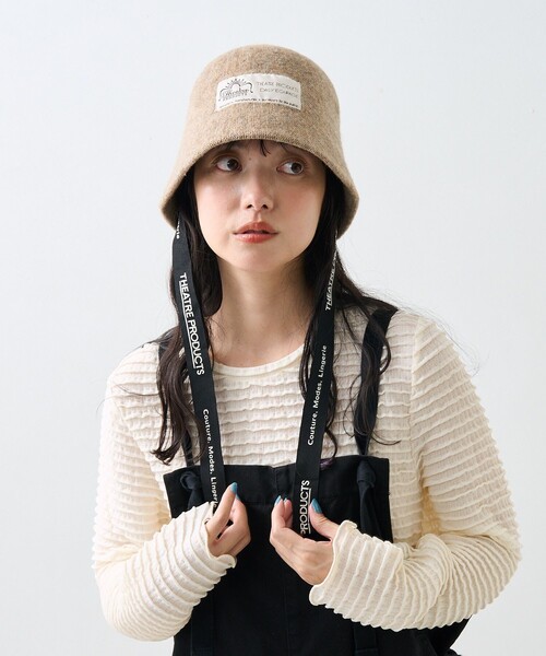 FREAK'S STORE(フリークスストア)の「ミニフリルロングスリーブTシャツ(Tシャツ/カットソー・レディース・オフホワイト/ブラック/ピンク・フリ-)」の15枚目の写真