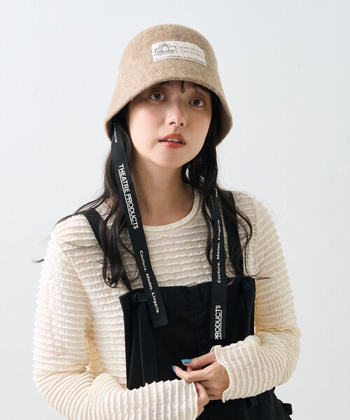 FREAK'S STORE(フリークスストア)の「ミニフリルロングスリーブTシャツ(Tシャツ/カットソー・レディース・オフホワイト/ブラック/ピンク・フリ-)」の16枚目の写真