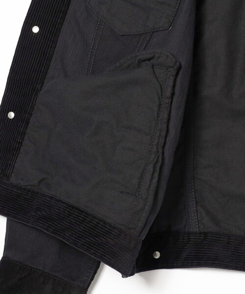 BEAMS(ビームス)の「BEAMS / クレイジーパターン Gジャン(ブルゾン・メンズ・ブラック/ベージュ・M/L/S/XL)」の4枚目の写真