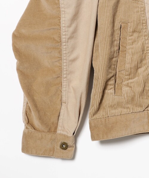 BEAMS(ビームス)の「BEAMS / クレイジーパターン Gジャン(ブルゾン・メンズ・ブラック/ベージュ・M/L/S/XL)」の9枚目の写真