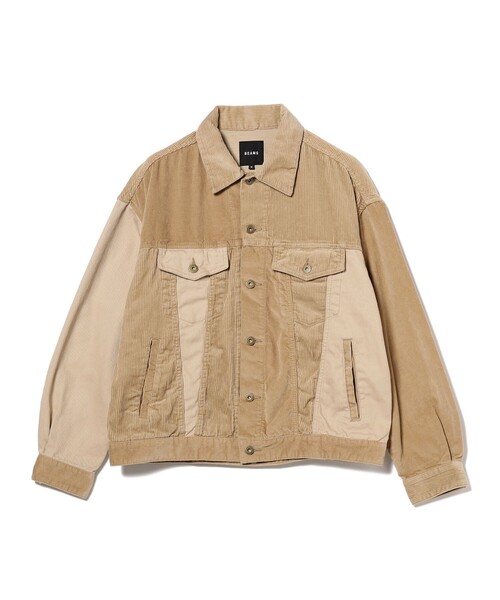 BEAMS(ビームス)の「BEAMS / クレイジーパターン Gジャン(ブルゾン・メンズ・ブラック/ベージュ・M/L/S/XL)」の14枚目の写真