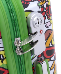 激レァ ヒステリックミニ テディミニ総柄 キャリーケース HYSTERIC MINI 【中古】ヒステリックミニ テディミニ 総柄