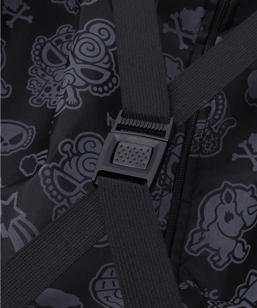 HYSTERIC MINI（ヒステリックミニ）の「Hungry Monsters 総柄 キャリーバッグ（トラベルグッズ・キッズ・ホワイト系その他/ブラック系その他・FREE）」の7枚目の写真