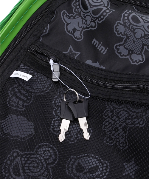 HYSTERIC MINI（ヒステリックミニ）の「Hungry Monsters 総柄 キャリーバッグ（トラベルグッズ・キッズ・ホワイト系その他/ブラック系その他・FREE）」の6枚目の写真