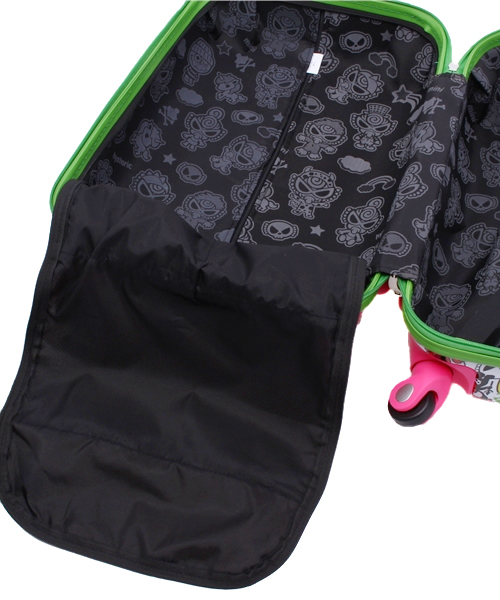 HYSTERIC MINI（ヒステリックミニ）の「Hungry Monsters 総柄 キャリーバッグ（トラベルグッズ・キッズ・ホワイト系その他/ブラック系その他・FREE）」の5枚目の写真