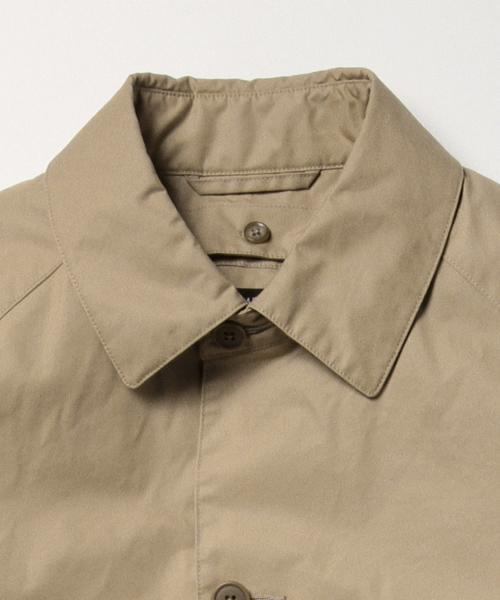 BEAMS（ビームス）の「BEAMS / ダウンライナー ステンカラーコート（ステンカラーコート・メンズ・チャコールグレー/ベージュ/ネイビー・MEDIUM/SMALL/LARGE/X-LARGE）」の18枚目の写真