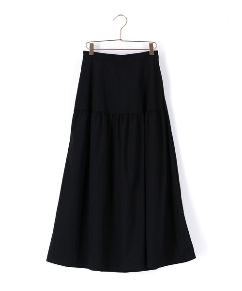 ROPE' PICNIC（ロペピクニック）の「ナイロンギャザースカート（スカート・レディース・ブラック/カーキ・40/38）」の8枚目の写真