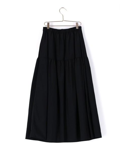 ROPE' PICNIC（ロペピクニック）の「ナイロンギャザースカート（スカート・レディース・ブラック/カーキ・40/38）」の11枚目の写真