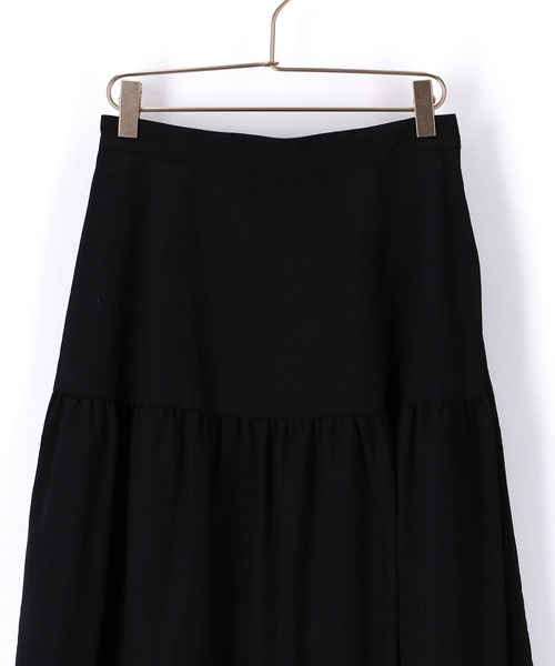 ROPE' PICNIC（ロペピクニック）の「ナイロンギャザースカート（スカート・レディース・ブラック/カーキ・40/38）」の3枚目の写真
