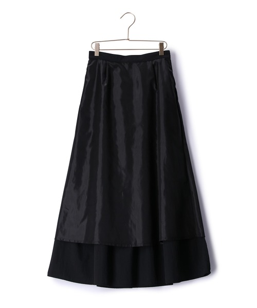 ROPE' PICNIC（ロペピクニック）の「ナイロンギャザースカート（スカート・レディース・ブラック/カーキ・40/38）」の7枚目の写真