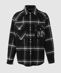 Palm Angels | MONOGRAM CHECK OVERSHIRT(シャツ/ブラウス)