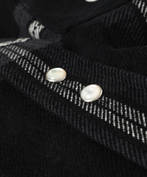 Palm Angels（パームエンジェルス）の「MONOGRAM CHECK OVERSHIRT（シャツ/ブラウス・メンズ・ダークグレー・48/46）」の2枚目の写真