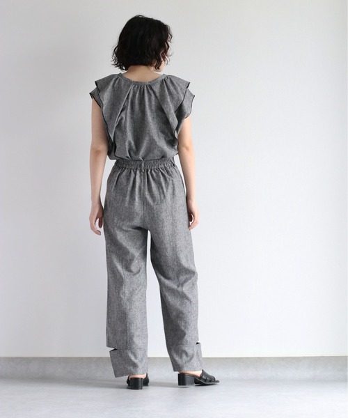 cepo(セポ)の「カットアウトメランジイージーパンツ セットアップ可能(その他パンツ・レディース・ブラウン/グレー・M)」の7枚目の写真