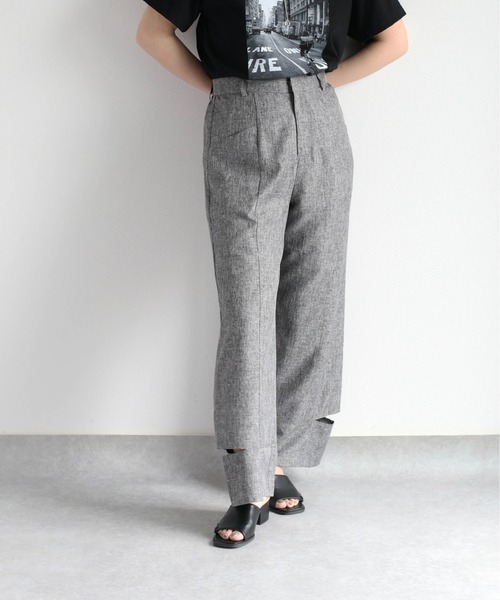 cepo(セポ)の「カットアウトメランジイージーパンツ セットアップ可能(その他パンツ・レディース・ブラウン/グレー・M)」の18枚目の写真