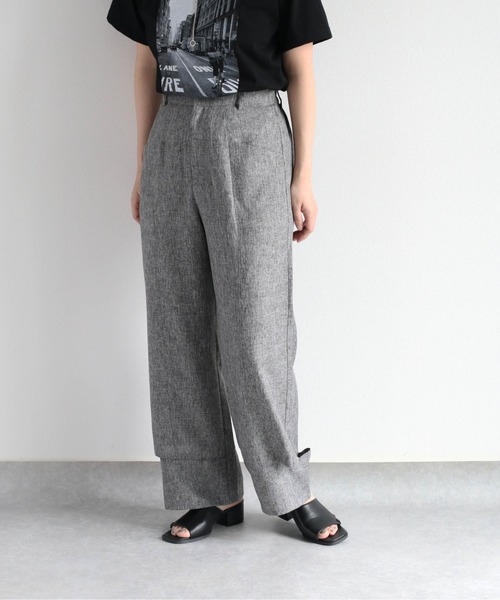 cepo(セポ)の「カットアウトメランジイージーパンツ セットアップ可能(その他パンツ・レディース・ブラウン/グレー・M)」の22枚目の写真