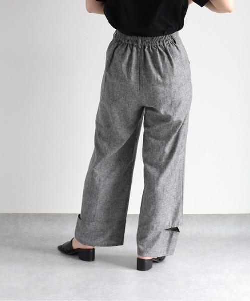 cepo(セポ)の「カットアウトメランジイージーパンツ セットアップ可能(その他パンツ・レディース・ブラウン/グレー・M)」の6枚目の写真