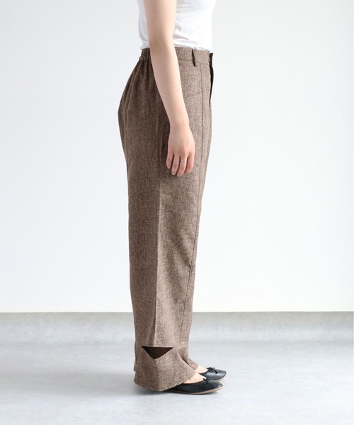 cepo(セポ)の「カットアウトメランジイージーパンツ セットアップ可能(その他パンツ・レディース・ブラウン/グレー・M)」の5枚目の写真