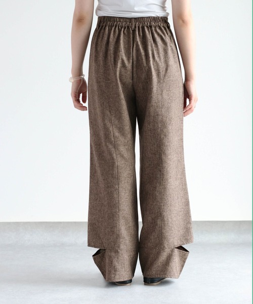 cepo(セポ)の「カットアウトメランジイージーパンツ セットアップ可能(その他パンツ・レディース・ブラウン/グレー・M)」の17枚目の写真