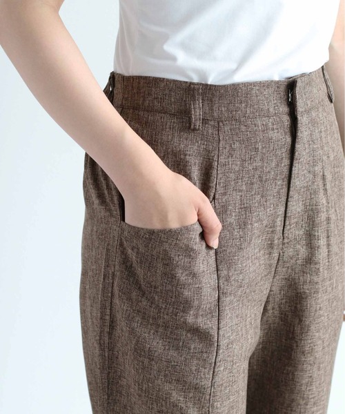 cepo(セポ)の「カットアウトメランジイージーパンツ セットアップ可能(その他パンツ・レディース・ブラウン/グレー・M)」の14枚目の写真