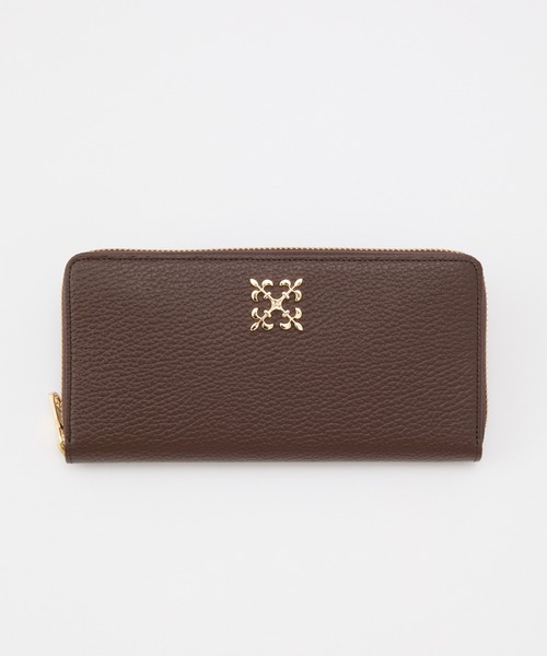 soeru》モノグラムプレートラウンドジップウォレット(SO-372