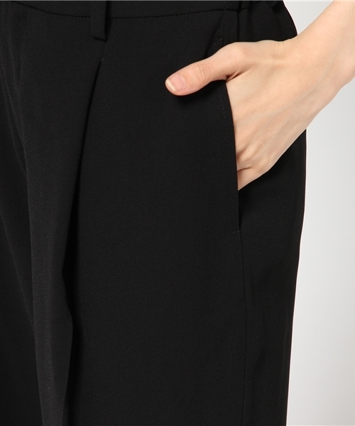 GALLARDAGALANTE(ガリャルダガランテ)の「ジョーゼットクロップドパンツ(その他パンツ・レディース・ホワイト/ブラック・0/1)」の7枚目の写真