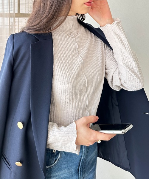 【新品】NEHERA /ネヘラ カットソー シャツ 2way ホワイト タグ付き 新品】NEHERA /ネヘラ カットソー シャツ 2way ホワイト タグ