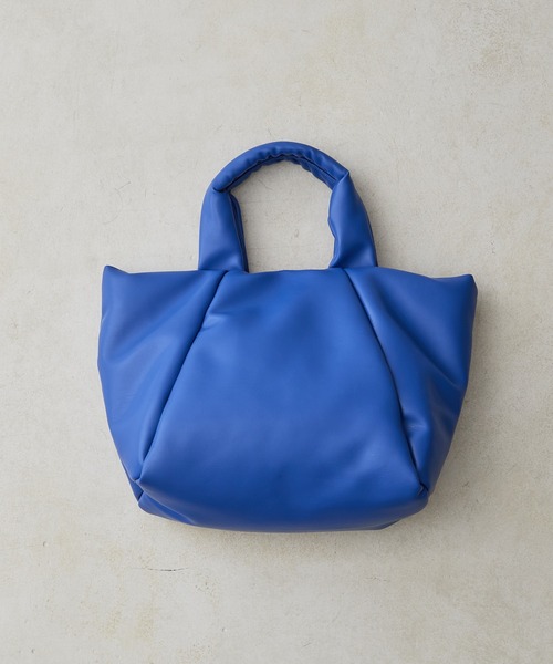 Actually（アクチュアリー）の「フェイクレザー 中綿2wayトート（トートバッグ・レディース・イエロー/アイボリー/ブラック/ブルー・フリー）」の14枚目の写真