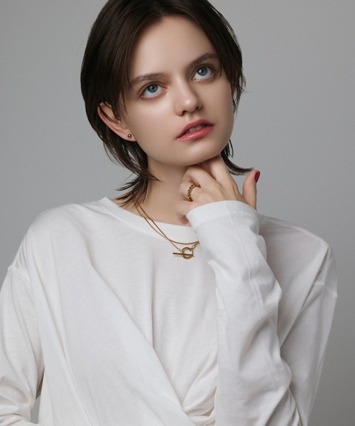 CENE（セネ）の「【CENE】セネ/ツイストフープリング（リング・レディース・ゴールド/シルバー・#11/#13/#9/#15/#8）」の21枚目の写真