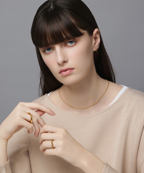 CENE（セネ）の「【CENE】セネ/ツイストフープリング（リング・レディース・ゴールド/シルバー・#11/#13/#9/#15/#8）」の22枚目の写真