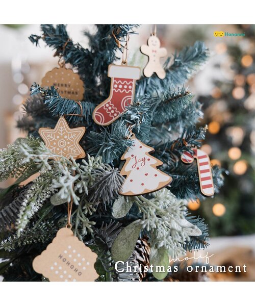 クリスマス ウッドオーナメント(モチーフ)（コスチューム/パーティー