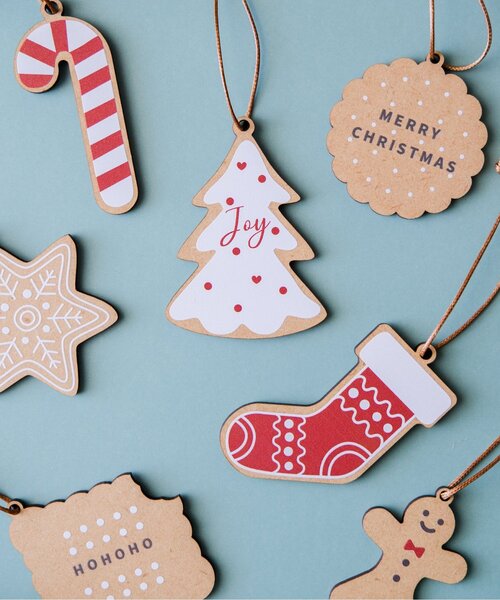 クリスマス ウッドオーナメント(モチーフ)（コスチューム/パーティー