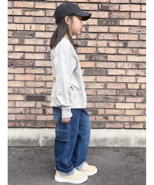 Champion（チャンピオン）の「【Champion】カレッジロゴプリントスウェット（スウェット・キッズ・グレー/ネイビー・160/150/140/130/120）」の22枚目の写真