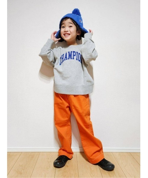 Champion（チャンピオン）の「【Champion】カレッジロゴプリントスウェット（スウェット・キッズ・グレー/ネイビー・160/150/140/130/120）」の8枚目の写真