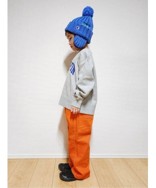 Champion（チャンピオン）の「【Champion】カレッジロゴプリントスウェット（スウェット・キッズ・グレー/ネイビー・160/150/140/130/120）」の10枚目の写真