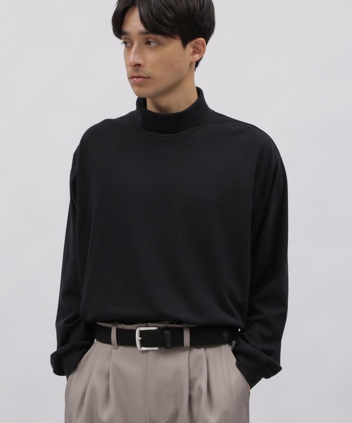 LAKOLE(ラコレ)の「メッシュストレッチベルト / 972731(ベルト・メンズ・ベージュ/ブラック/チャコール/ネイビー・FREE)」の1枚目の写真
