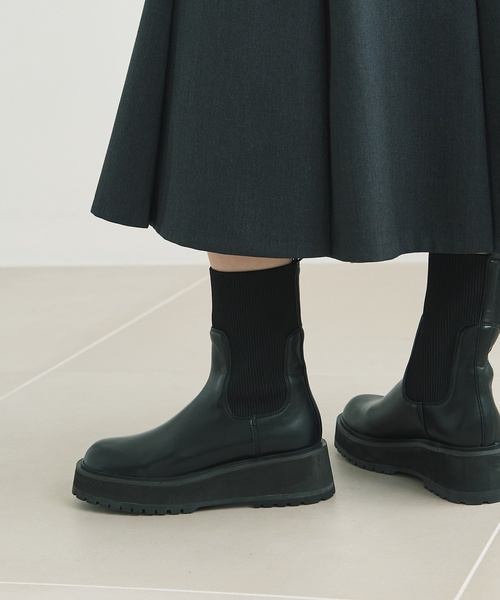 LE TALON（ルタロン）の「《追加》アンクルリブトラックソールショートブーツ（ブーツ・レディース・ブラック系その他・X-SMALL/LARGE/X-LARGE/SMALL/MEDIUM）」の17枚目の写真